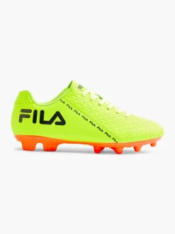 Fila New Yellow/Orange Teens Lace-up Football Boot