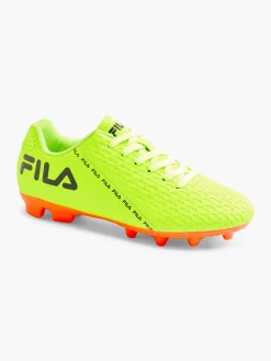 Fila New Yellow/Orange Teens Lace-up Football Boot