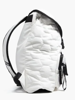 Fila White Quilted Backpack