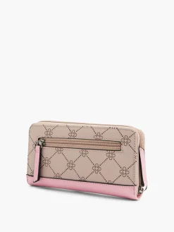 Floral Patterned Monogram Purse