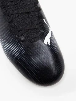 Future 7 Play FG/AG Black/White Teens Football Boots