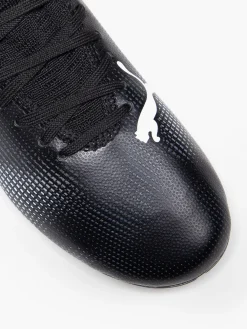Future 7 Play FG/AG Black/White Junior Football Boots