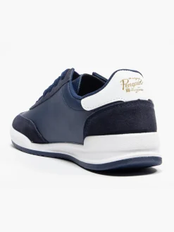 Gaz Navy/White Lace Up Casual Trainers