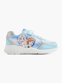 Girls Lilac Frozen 2 Velcro Trainers