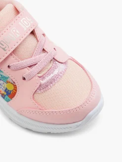 Girls Pink Peppa Pig Velcro Trainers