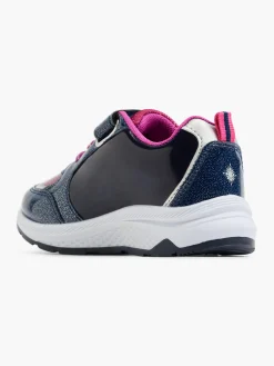 Girls Purple Frozen 2 Velcro Trainers