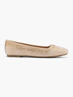 Gold Irredecent Ballerina Flat
