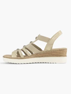 Gold Jewelled Comfort Gladiator Sandal