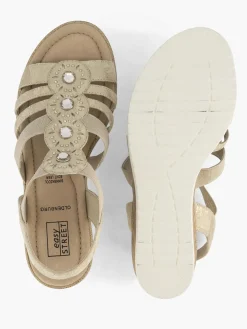 Gold Jewelled Comfort Gladiator Sandal