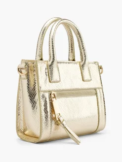 Gold Mini Bag with Adjustable Strap