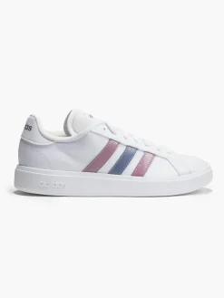 Grand Court Base 2.0 White/Pink/Purple Trainers