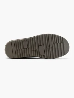 Grey Ankle Mini Boot with Diamante Detail