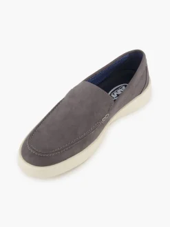Grey Casual Slip On Shoes