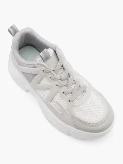 Grey/White Chunky Trainer