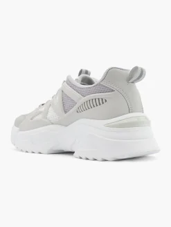 Grey/White Chunky Trainer