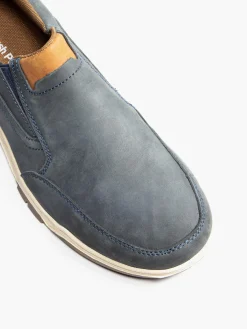 Hush Puppies Fletcher Navy/Tan Slip-on Shoe