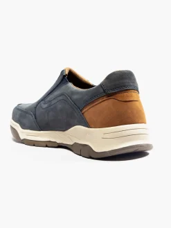 Hush Puppies Fletcher Navy/Tan Slip-on Shoe