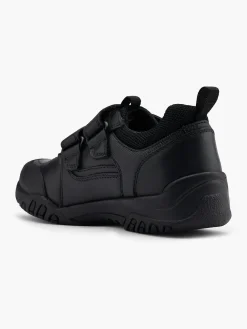 Hush Puppies Leather Twin Strap School Shoe