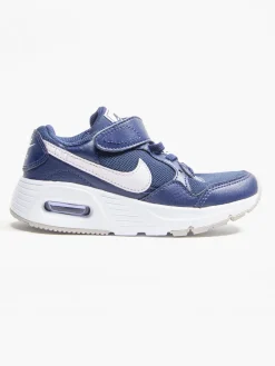 Infant Air Max SC Navy/White Velcro Trainers