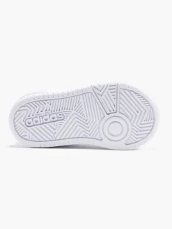 Infant Boys Adidas White Hoops Low 3.0 CF I Trainers