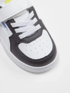 Infant Boys Puma White/Black/Lime Caven 2.0 AC INF Block Trainers