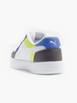Infant Boys Puma White/Black/Lime Caven 2.0 AC INF Block Trainers