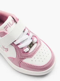 Infant Girls White/Pink Trainers