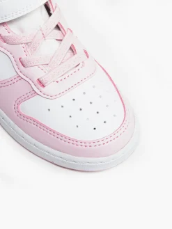 Infant Nike White/ Pink Court Borough Low Recraft Trainers