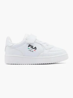 Infant White Court Velcro Trainers