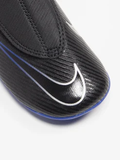 Junior Black/Blue Mercurial Vapor 15 Club Football Boots