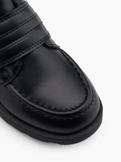 Junior Boy Single Strap School Shoe With Dino Sole