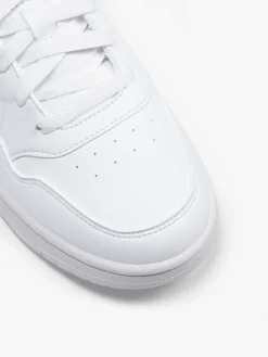 Junior Boys Adidas White Hoops Low 3.0 Trainers