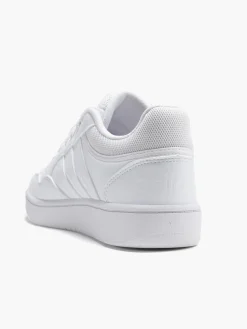 Junior Boys Adidas White Hoops Low 3.0 Trainers