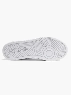 Junior Boys Adidas White Hoops Low 3.0 Trainers