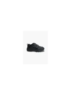 Junior Boys Black Twin Strap Sporty Shoes