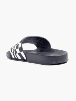Junior Boys Checkered Slides