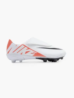 Junior Boys Crimson/White Mercurial Vapor 15 Club MG Football Boots