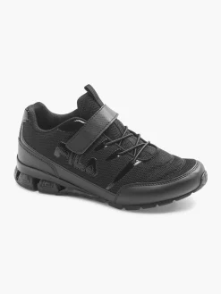 Junior Boys Fila Black Touch Strap Trainers