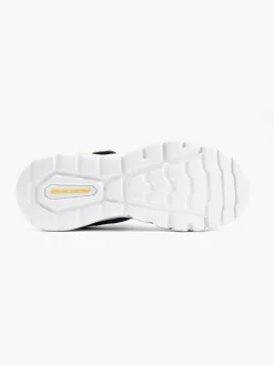 Junior Boys Skechers Navy/Orange Trainers