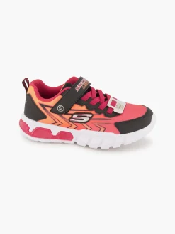 Junior Boys Skechers Velcro Red/Black Trainers