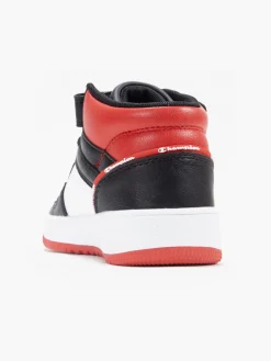 Junior Boys White/Red Rebound 2.0 Mid Trainers