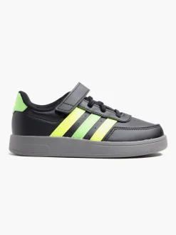 Junior Breaknet 2.0 Black/Yellow/Green Velcro Trainers