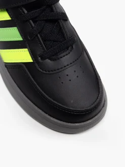 Junior Breaknet 2.0 Black/Yellow/Green Velcro Trainers