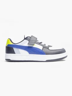 Junior Caven 2.0 Block Black/White/Blue Trainers
