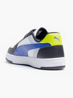 Junior Caven 2.0 Block Black/White/Blue Trainers