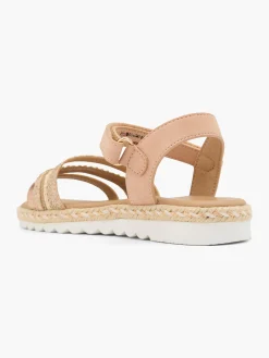 Junior Girl Beige/Gold Sandal