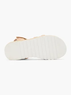 Junior Girl Beige/Gold Sandal