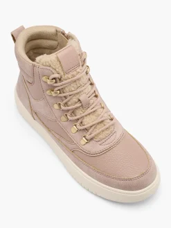 Junior Girl Hi-Top Trainer With Inside Zip