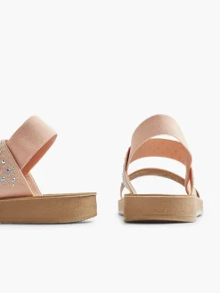 Junior Girl Pink Gem Detail Sandal