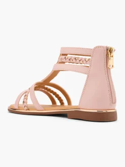 Junior Girl Pink Gladiator Sandal